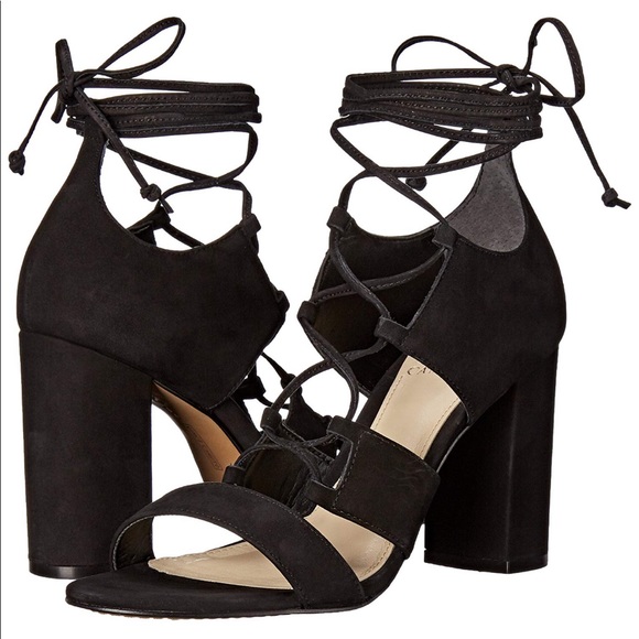 Vince Camuto Shoes - Vince Camuto Wendell d'Orsay Sandal Black suede 11